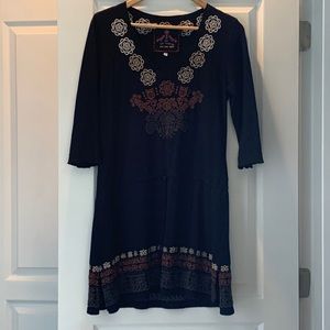 Johnny Was dress with drawstring waist size Medium
